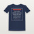 Psalm 29:10 KJV Christian T-Shirt (Framed) - Navy