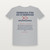 Morning Fog on D'Arbonne Short Sleeve Tee with Isaiah 43:2 (Fish & Waves) - Heather Gray