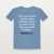 Proverbs 16:21 KJV Christian Short Sleeve Tee (Cross) - Heather Blue