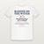 Blessed on the Water Lake D'Arbonne T-Shirt with Psalm 46:10 (Fish & Waves) - White