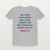 Psalm 37:18 KJV Christian T-Shirt (Cross) - Heather Gray