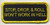Flat-lay product photo of the Stop Drop  Roll Won't Work in Hell Patch embroidered iron-on biker patch, showing full color detail, lettering, and stitching, sold at Forever And Always Online.
