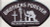 Flat-lay product photo of the Brothers Forever Patch embroidered iron-on biker patch, showing full color detail, lettering, and stitching, sold at Forever And Always Online.
