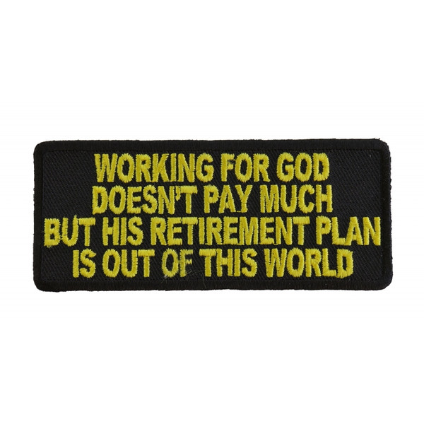 Product photo of Working for God doesn't pay much available at Forever And Always Online, Farmerville, Louisiana.