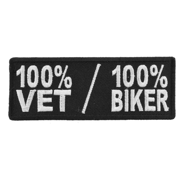 Product photo of 100% VET 100% BIKER available at Forever And Always Online, Farmerville, Louisiana.