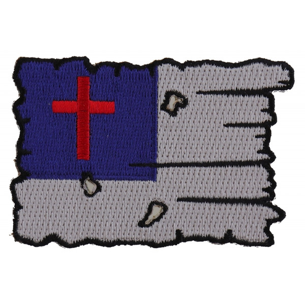 Product photo of Tattered Christian Flag available at Forever And Always Online, Farmerville, Louisiana.