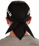 Product photo of the VETERAN Du Rag Skull Cap Bandanna Christian biker du rag and skull cap, showing the bold faith-based print design, available at Forever And Always in Farmerville, Louisiana.