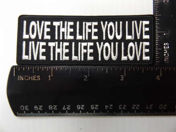 Product photo of LOVE THE LIFE YOU LIVE LIVE THE LIFE YOU LOVE available at Forever And Always Online, Farmerville, Louisiana.