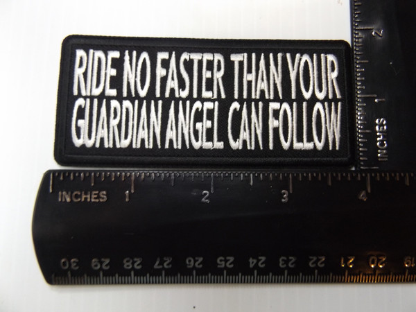 Product photo of Ride no faster than you Guardian Angel can follow available at Forever And Always Online, Farmerville, Louisiana.