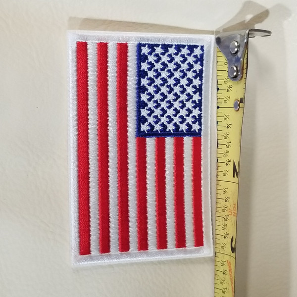 Product photo of US American Flag with white border available at Forever And Always Online, Farmerville, Louisiana.