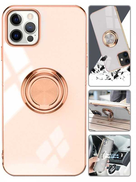 Product photo of the FASHION RING MAGNETIC GPS CAR MOUNT PHONE CASE CREAM fashion phone case, showing the full design, color, and texture, available at Forever And Always Online.