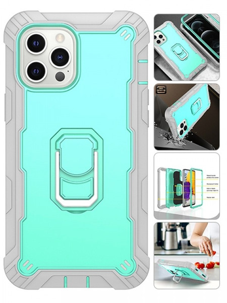 Product photo of the FULL PROTECTION CASE TL/GY fashion phone case, showing the full design, color, and texture, available at Forever And Always Online.