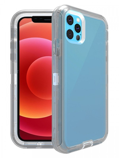 Product photo of the TRANSPARENT HEAVY DUTY FULL PROTECTION CASE GRY fashion phone case, showing the full design, color, and texture, available at Forever And Always Online.