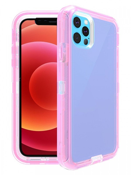 Product photo of the TRANSPARENT HEAVY DUTY FULL PROTECTION CASE  PK fashion phone case, showing the full design, color, and texture, available at Forever And Always Online.