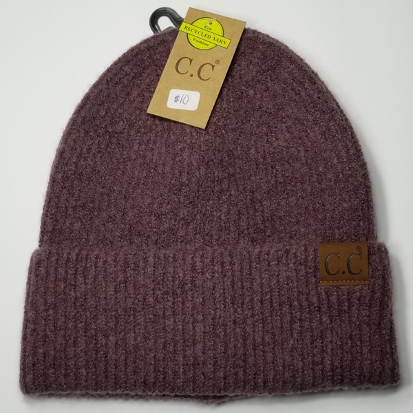 Product photo of the C.C BEANIE COCO BERRY baby beanie hat, showing the soft knit fabric, color, and pom pom detail, available at Forever And Always Online.