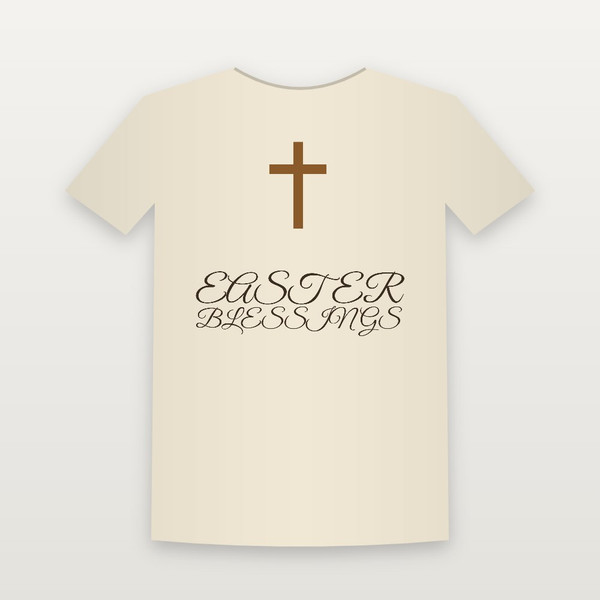 Easter Blessings Christian Youth Tee (Holiday) - Natural