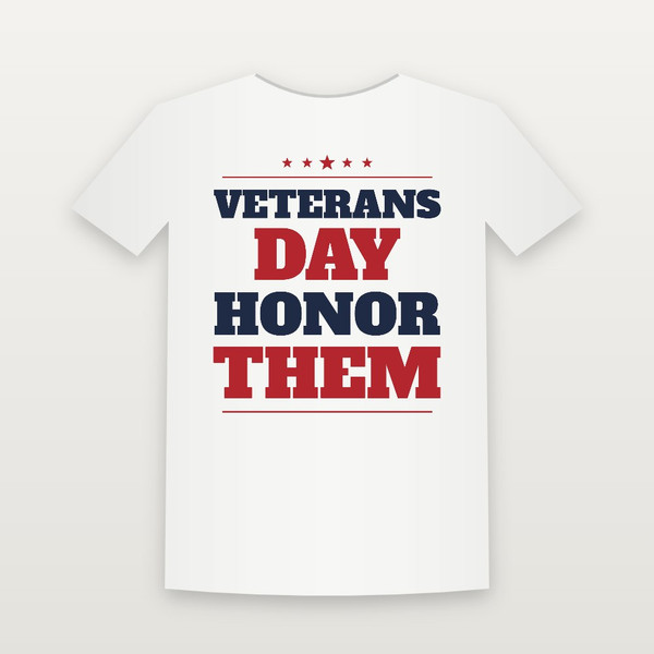 Veterans Day · Honor Them Women's Relaxed Tee (Star Banner) - White