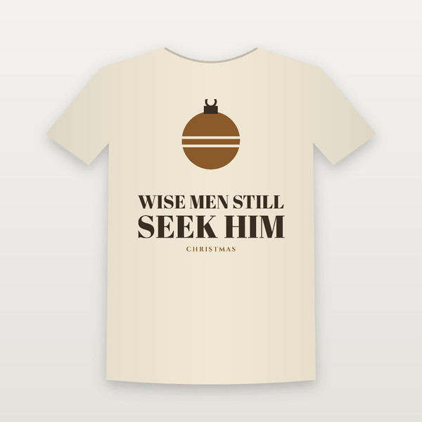 Wise Men Still Seek Him Christmas Christian Women's Relaxed Tee (Holiday) - Natural