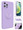Product photo of the SILICONE CASE WITH RING STAND LAVENDER fashion phone case, showing the full design, color, and texture, available at Forever And Always Online.