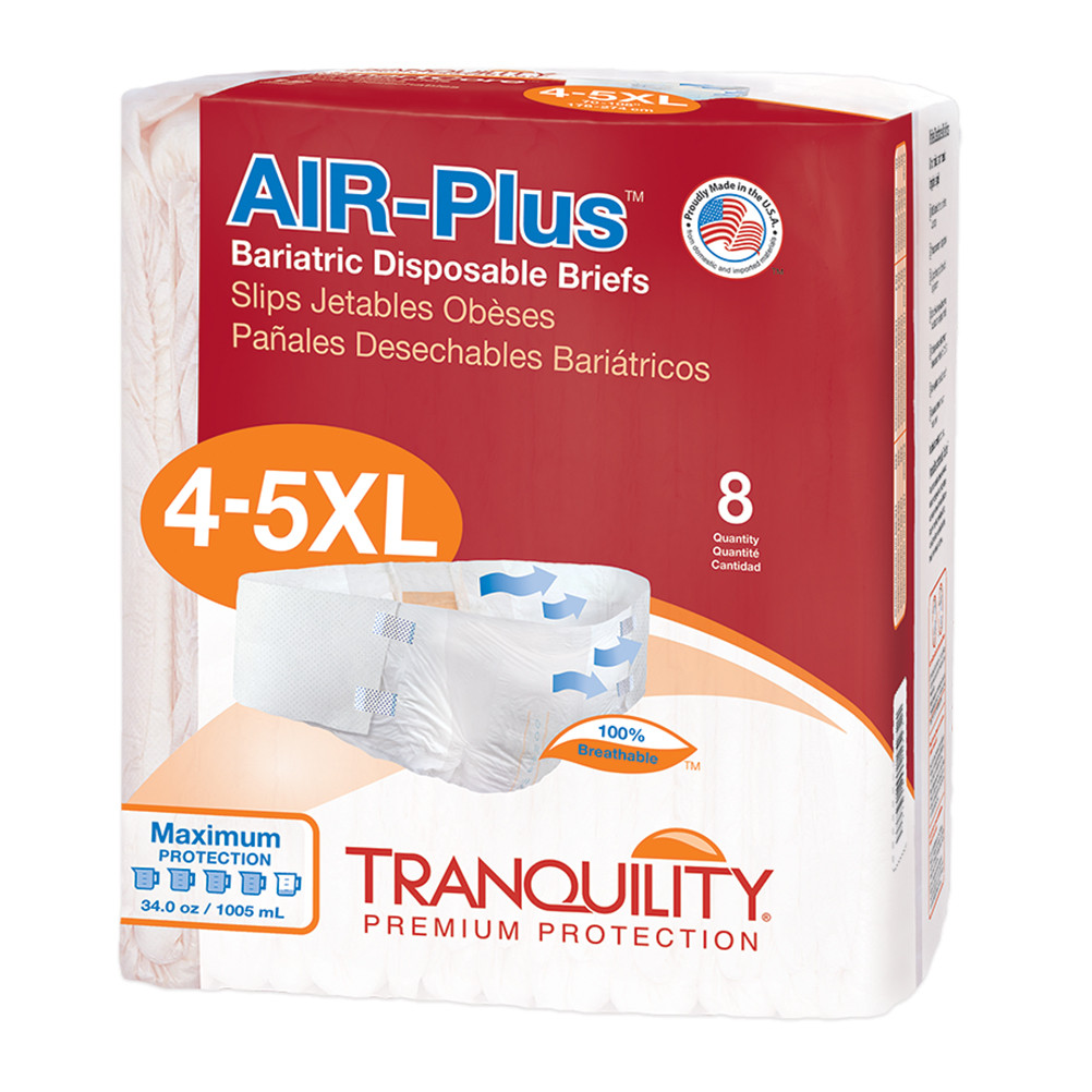 Tranquility Air Plus Bariatric Briefs | Comfort Plus