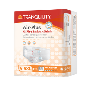 Tranquility® Air-Plus® Hi-Rise Bariatric Briefs - 4-5XL