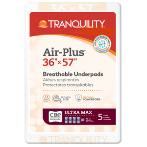 Tranquility® Air-Plus® 36" x 57" Breathable Underpads
