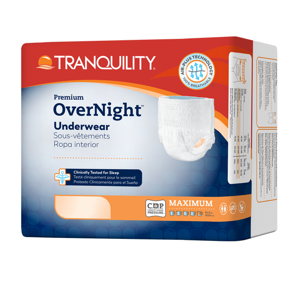 Tranquility Overnight Disposable Underwear | Best Overnight Adult Diapers | Comfort Plus Adult Diaper Supplies