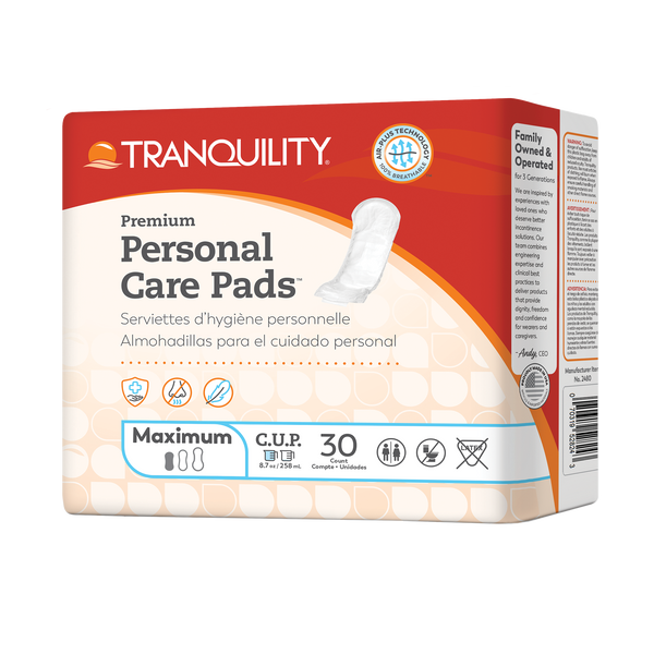 Tranquility® Personal Care Pads