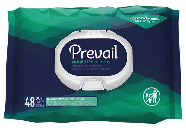 Prevail Personal Wipes, Unscented 