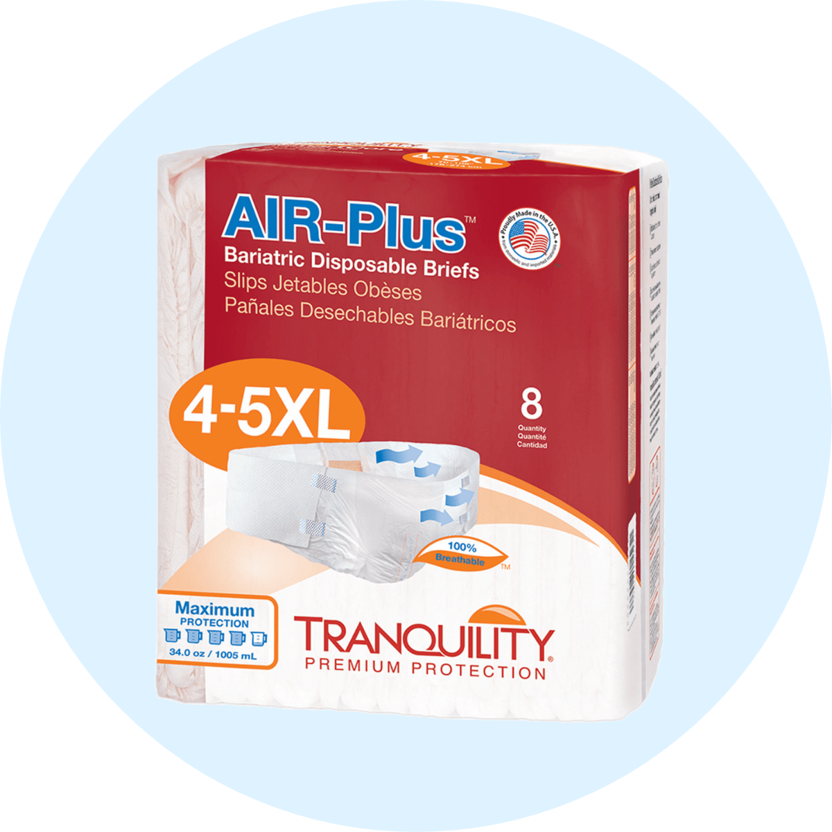 Air Plus Bariatric Adult Diapers