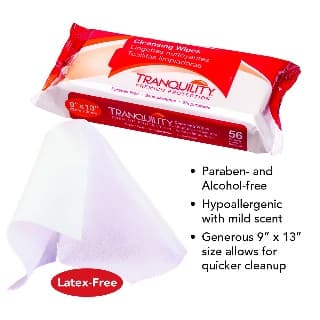 Tranuility® Cleansing Wipes