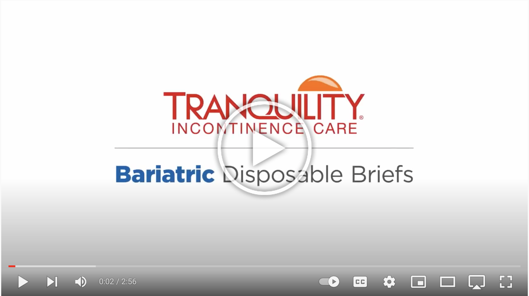 Bariatric Adult Diapers Video