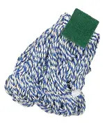 PROMOP FAN MOP HEAD BLUE YARN LOOPED STITCHED SCOURER