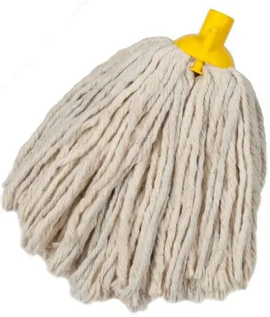 PROMOP HEAD ONLY - 300g UNI LOOPED MOP HEAD - 22mm PLASTIC SOCKET YELLOW
