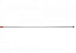 HANDLE ONLY POWDER COATED METAL 1.5m x 25mm RED