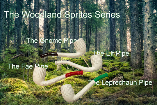 Woodland Sprite Clay Pipes