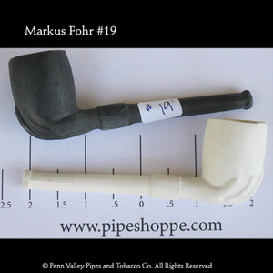 Old German Clay Pipe #19 White