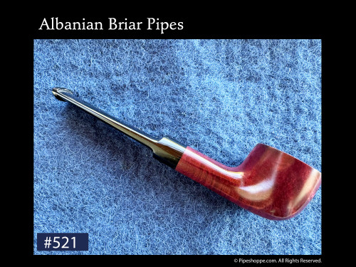 Albanian briar pipe #521