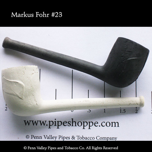 Old German Clay Pipe #23 White