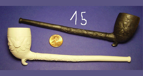 Old German Clay Pipe #15 White