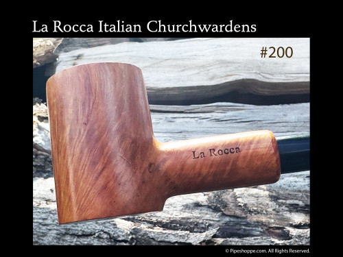 La Rocca Churchwarden pipes are imported from Italy