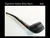 Rigoletto Italian Briar Pipe - Black Sandblast