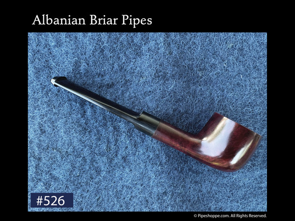 Albanian briar pipe #526