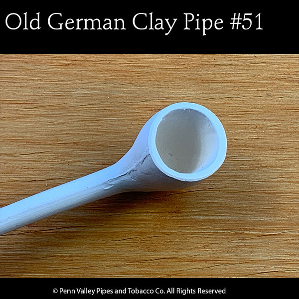 OLD GERMAN CLAY PIPE #51