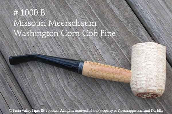 Missouri Meerschaum Washington Corn Cob Pipe