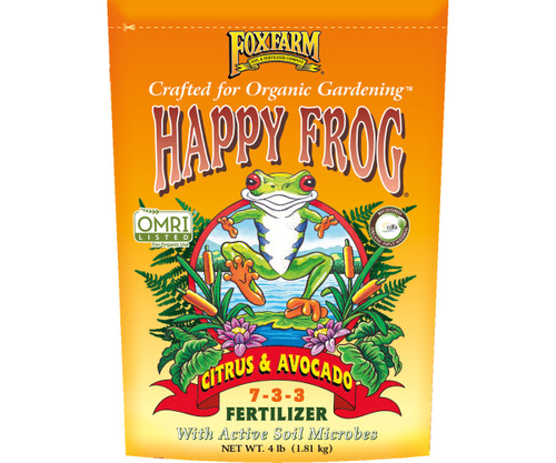 FoxFarm Happy Frogreg Citrus  Avocado Fertilizer, 4 lb bag