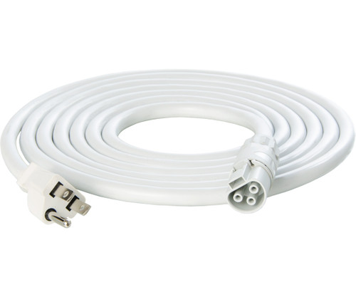 PHOTOBIO X White Cable Harness, 16AWG 110-120V Plug, 5-15P, 10