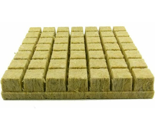 Grodan Stone wool A-OK Starter Plugs  36/40 6/15 Starter Cubes, 1.5 x 1.5, 30 sheets of 98, Commercial