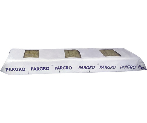 Pargro Slab 36 x 6 x 4, w/3 10 x 10 pre-cut holes, bag of 12