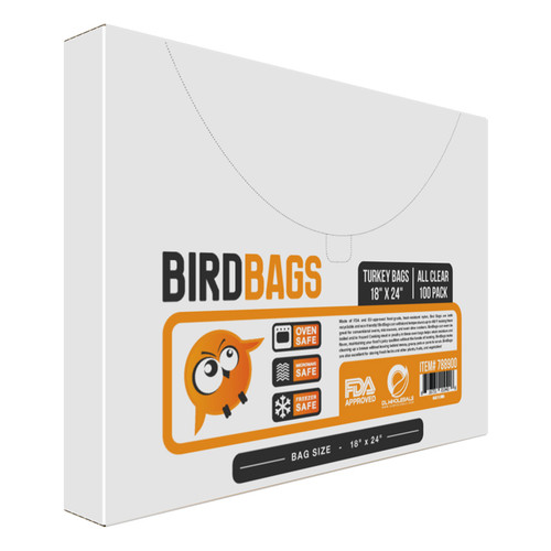 Bird Bags 4 Gallon Turkey Bags 18 x 24 100 Pack